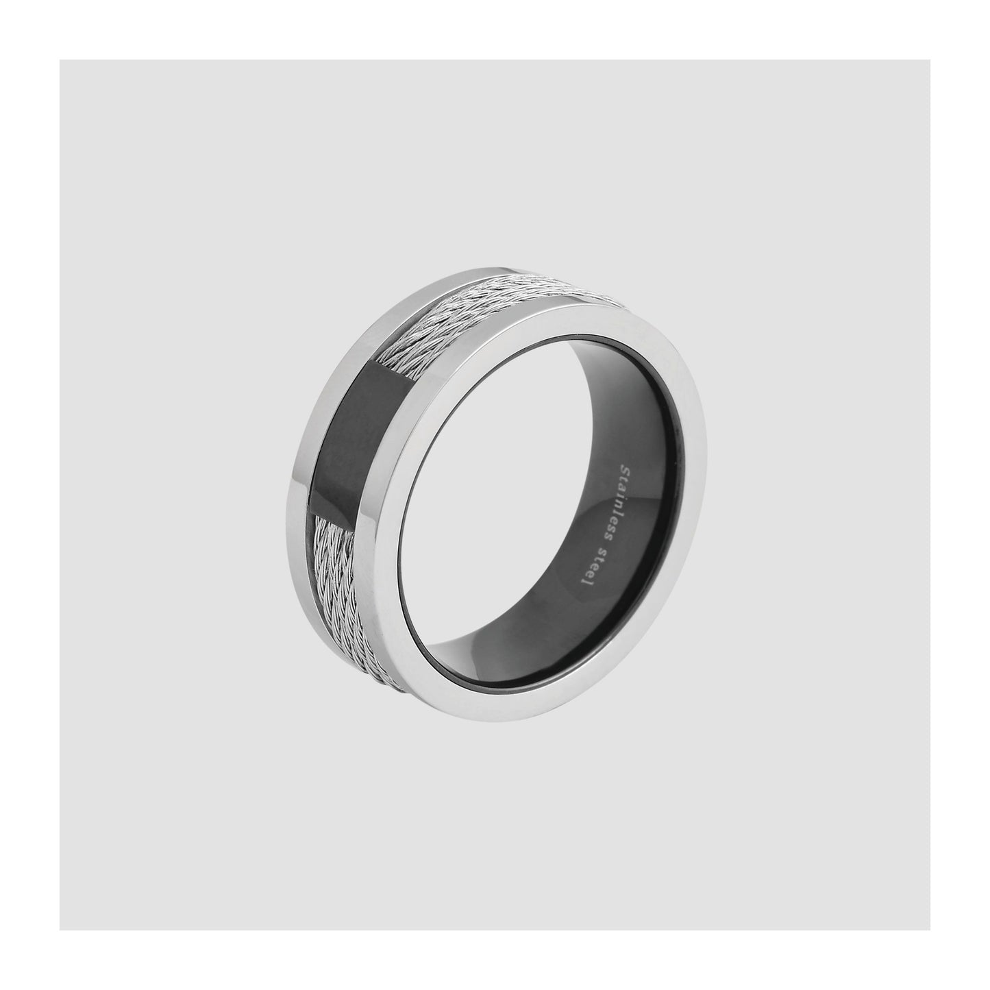 Herren Ring aus Edelstahl