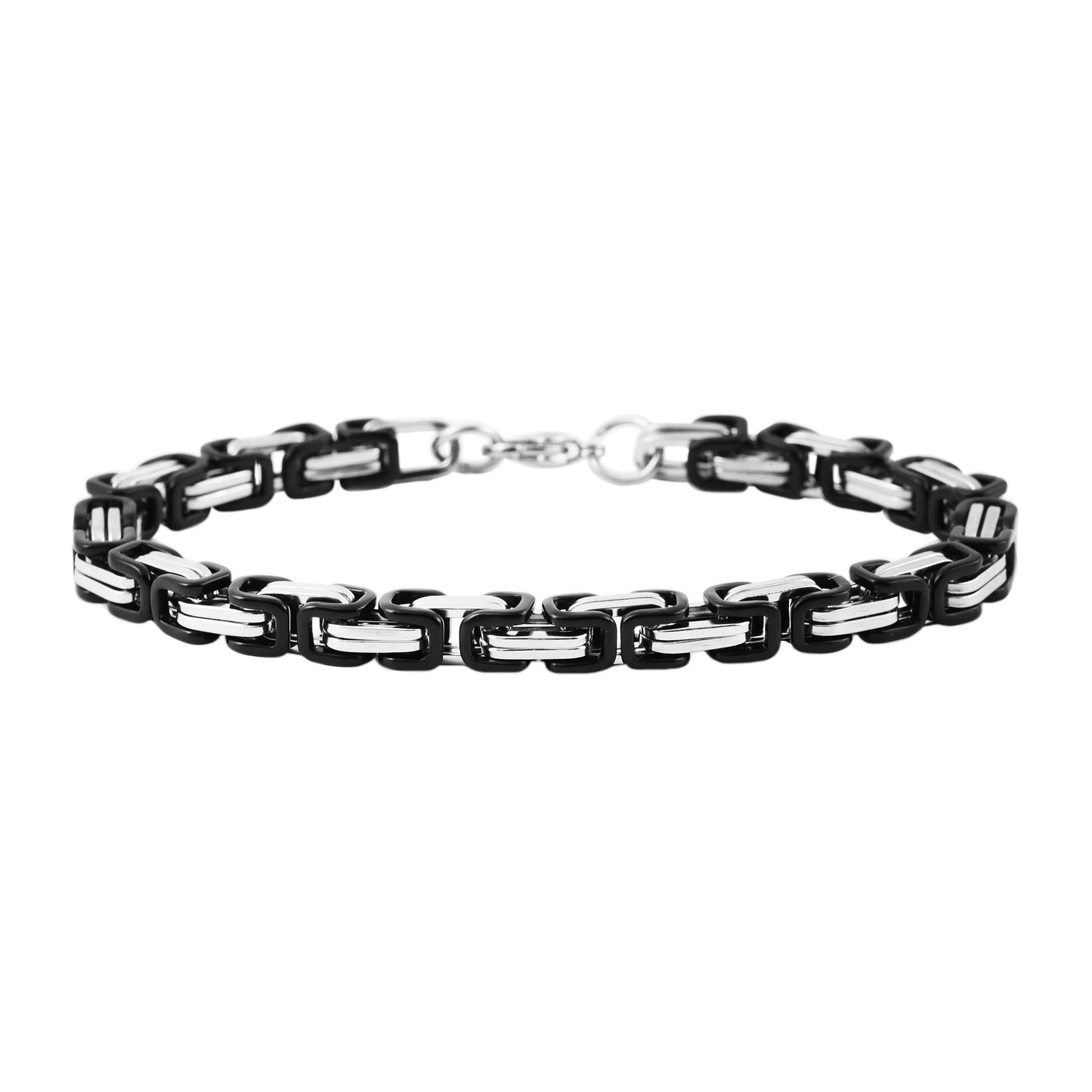 Herren Armband aus Edelstahl 19 cm