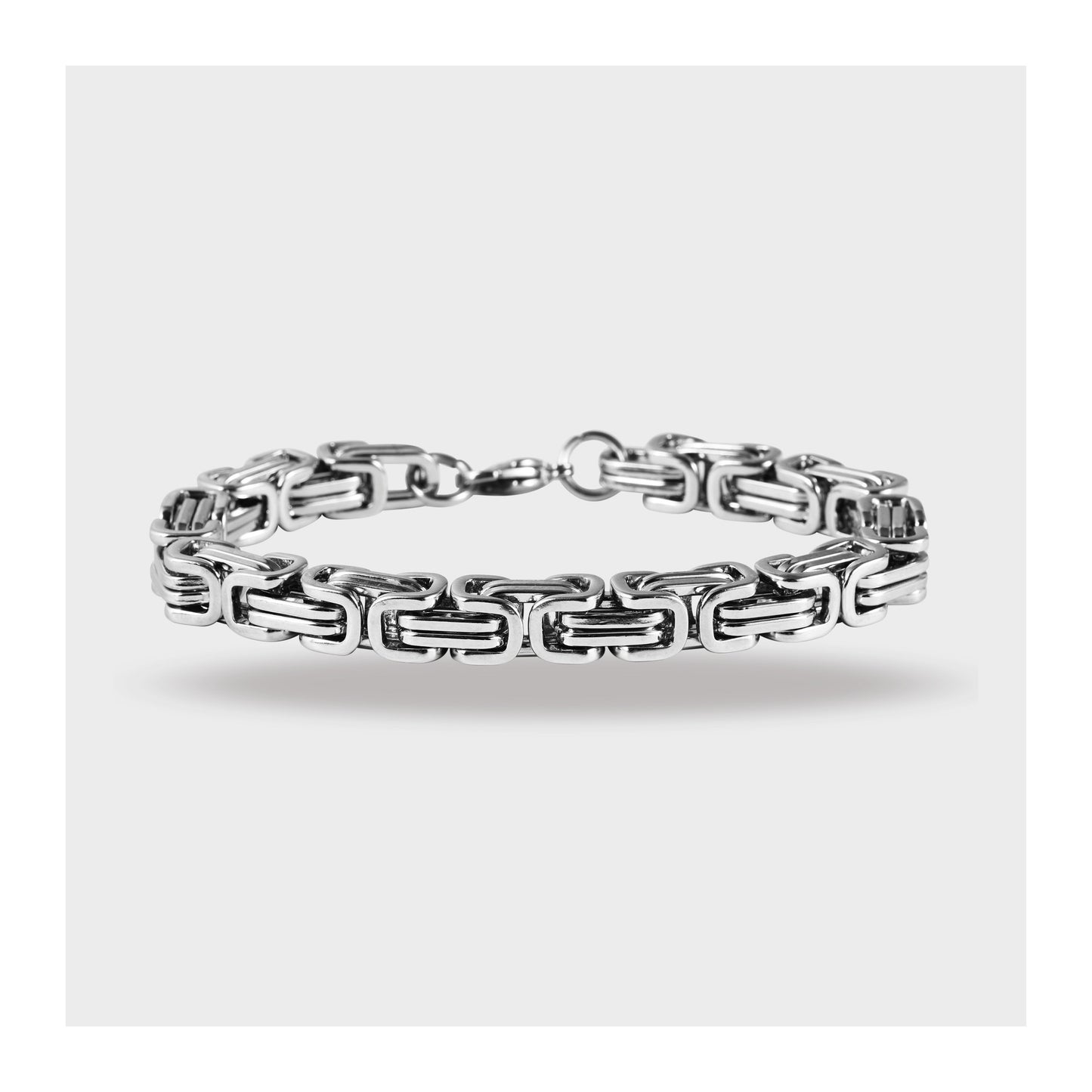 Unisex Armband – Gliederarmband aus Edelstahl 24 cm
