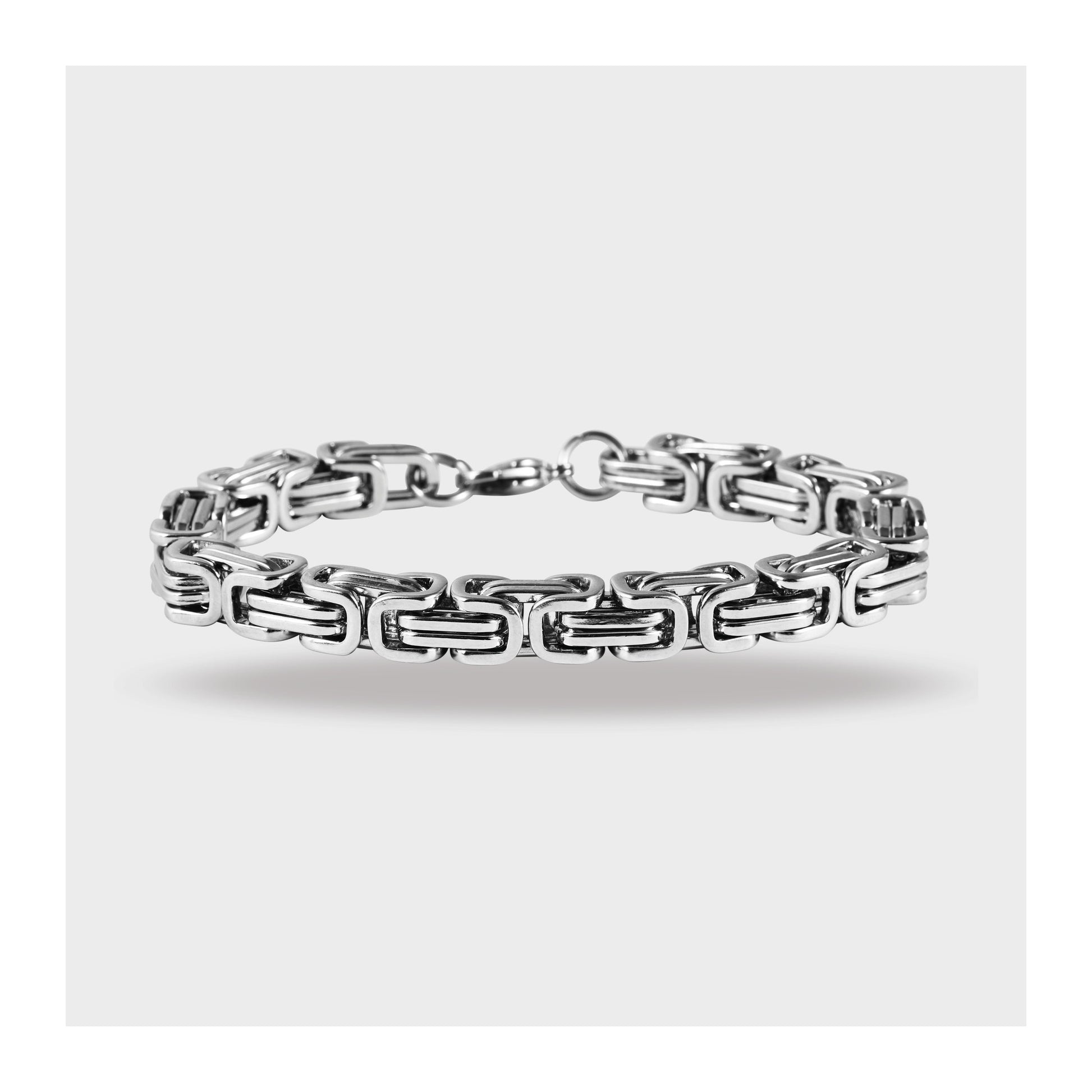 Unisex Armband – Gliederarmband aus Edelstahl 24 cm