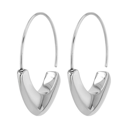 Damen Ohrringe – Creole aus Edelstahl