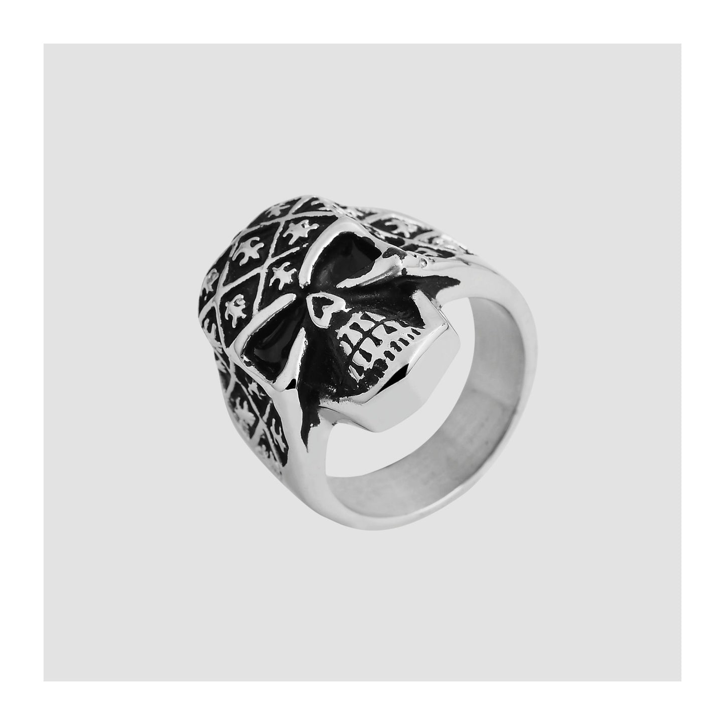 Herren Ring Totenkopf aus Edelstahl