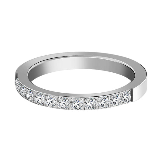 Damen Ring aus Edelstahl mit Strass Steinchen