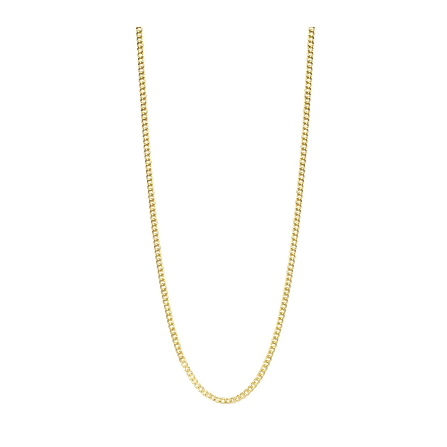 Damen Halskette – Panzerkette aus 333 Gold 45 cm
