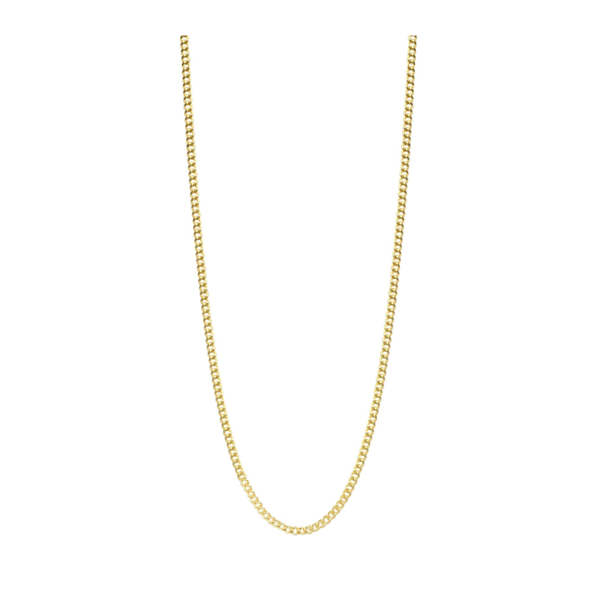 Damen Halskette – Panzerkette aus 333 Gold 45 cm