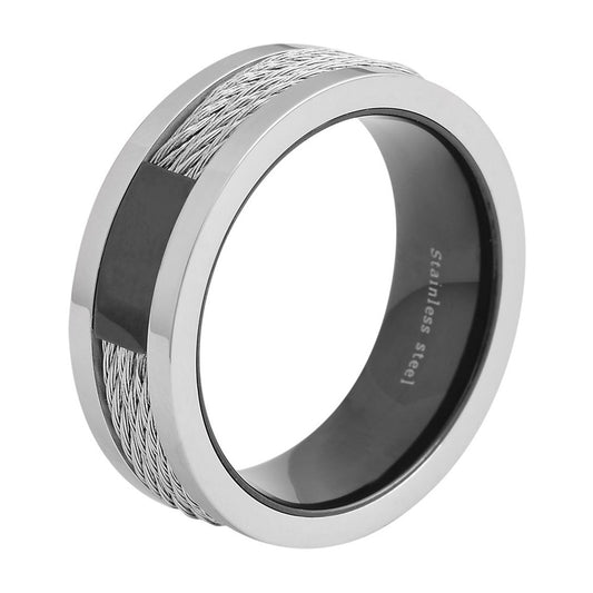 Herren Ring aus Edelstahl