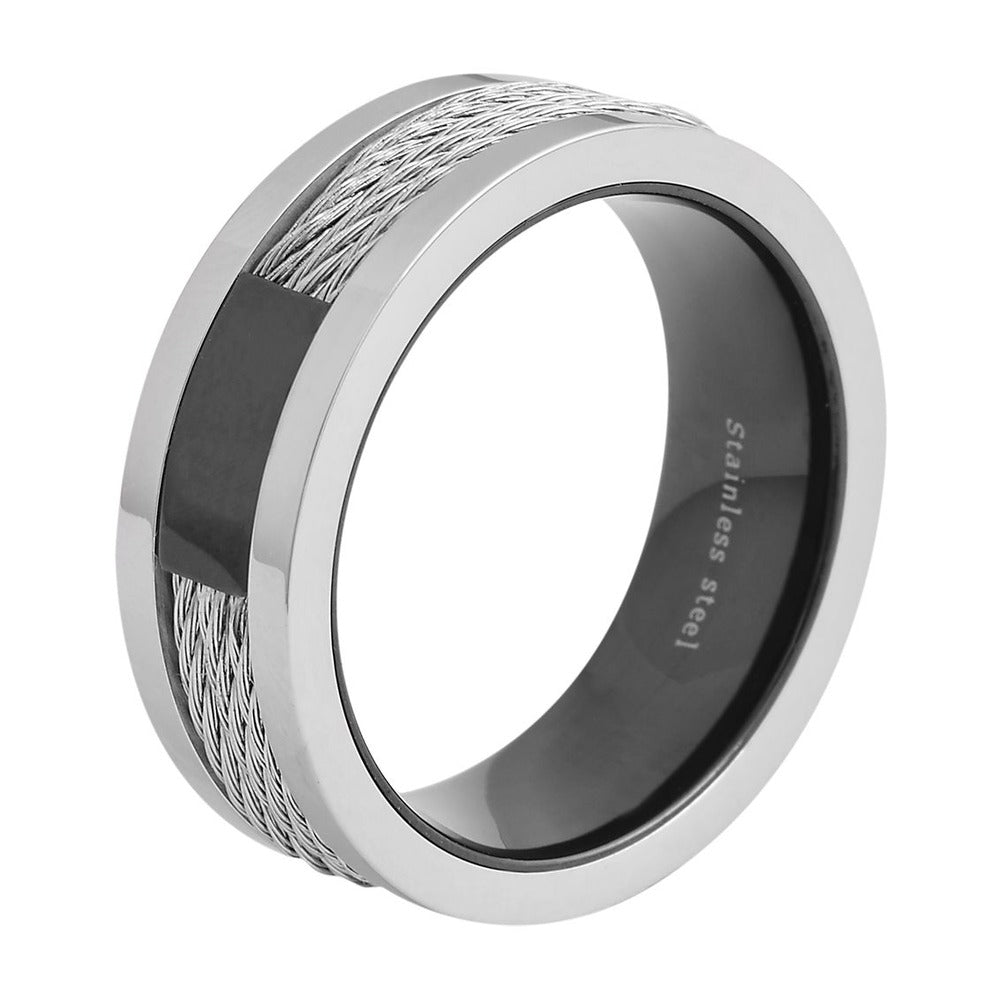 Herren Ring aus Edelstahl