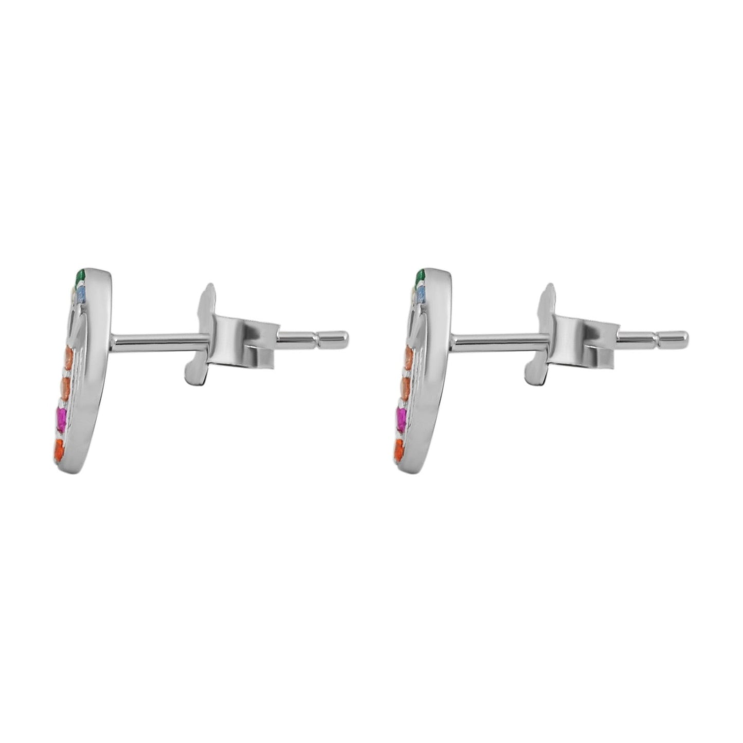 Damen Ohrringe – Ohrstecker Flügel aus 925 Silber mit Zirkonia