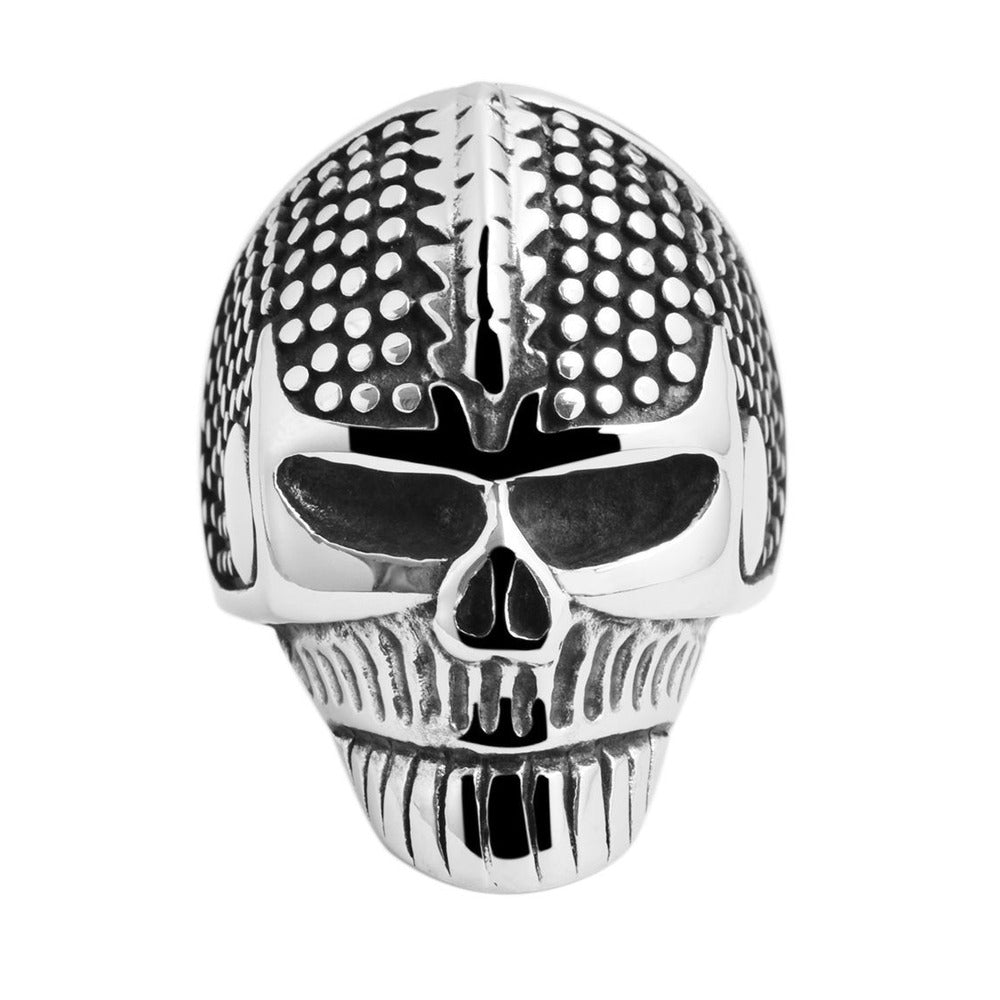 Herren Ring Totenkopf aus Edelstahl