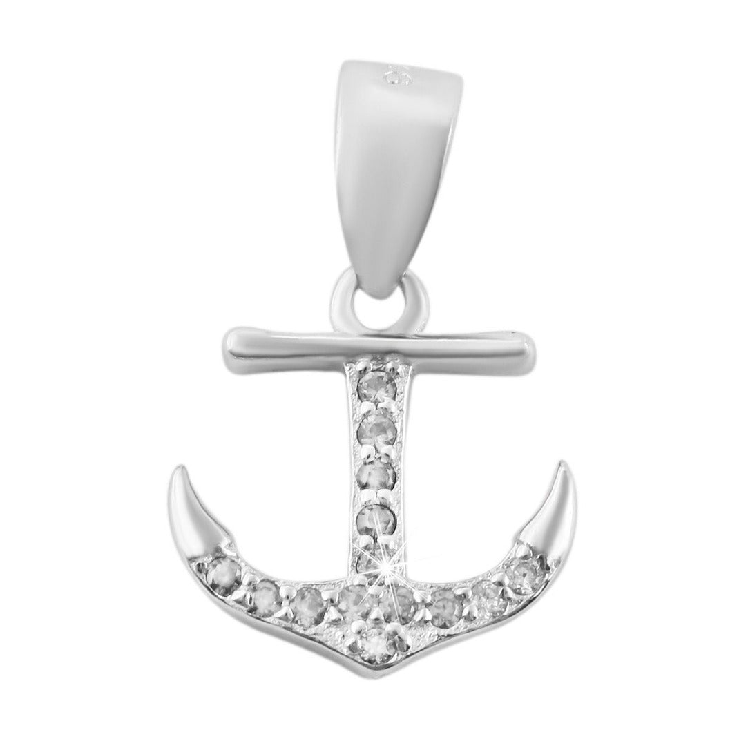 Damen Anhänger aus 925 Silber mit Zirkonia