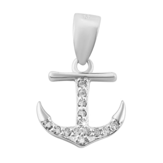 Damen Anhänger aus 925 Silber mit Zirkonia
