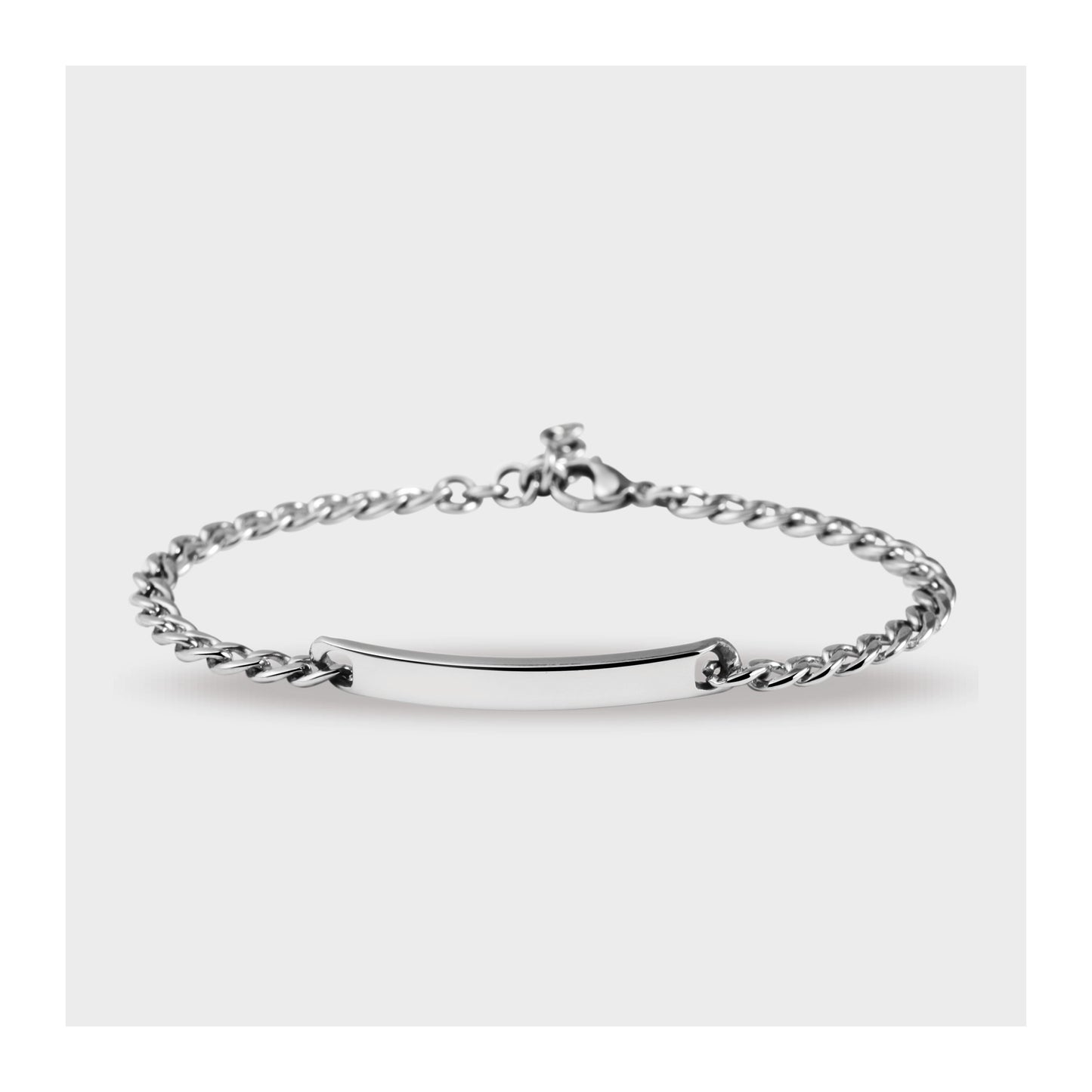 Damen Armband – Panzerarmband aus Edelstahl 21 cm