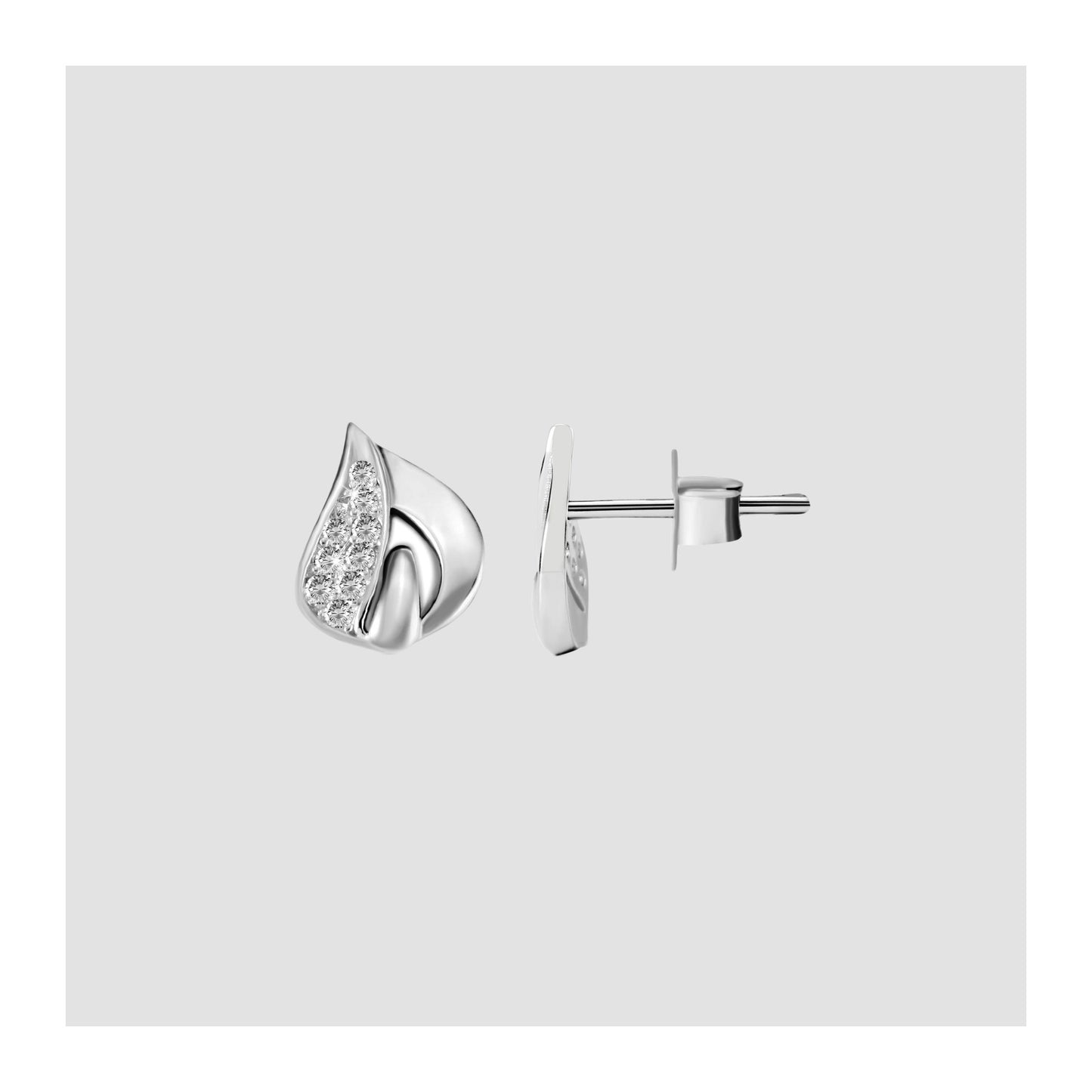 Damen Ohrringe – Ohrstecker aus 925 Silber mit Zirkonia