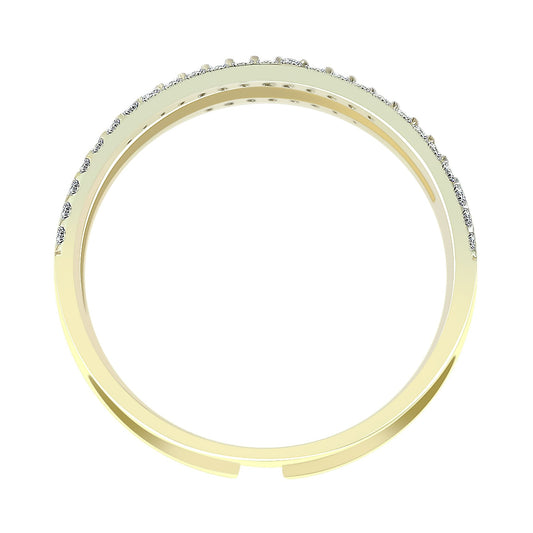 Damen Ring aus 333 Gold mit Zirkonia
