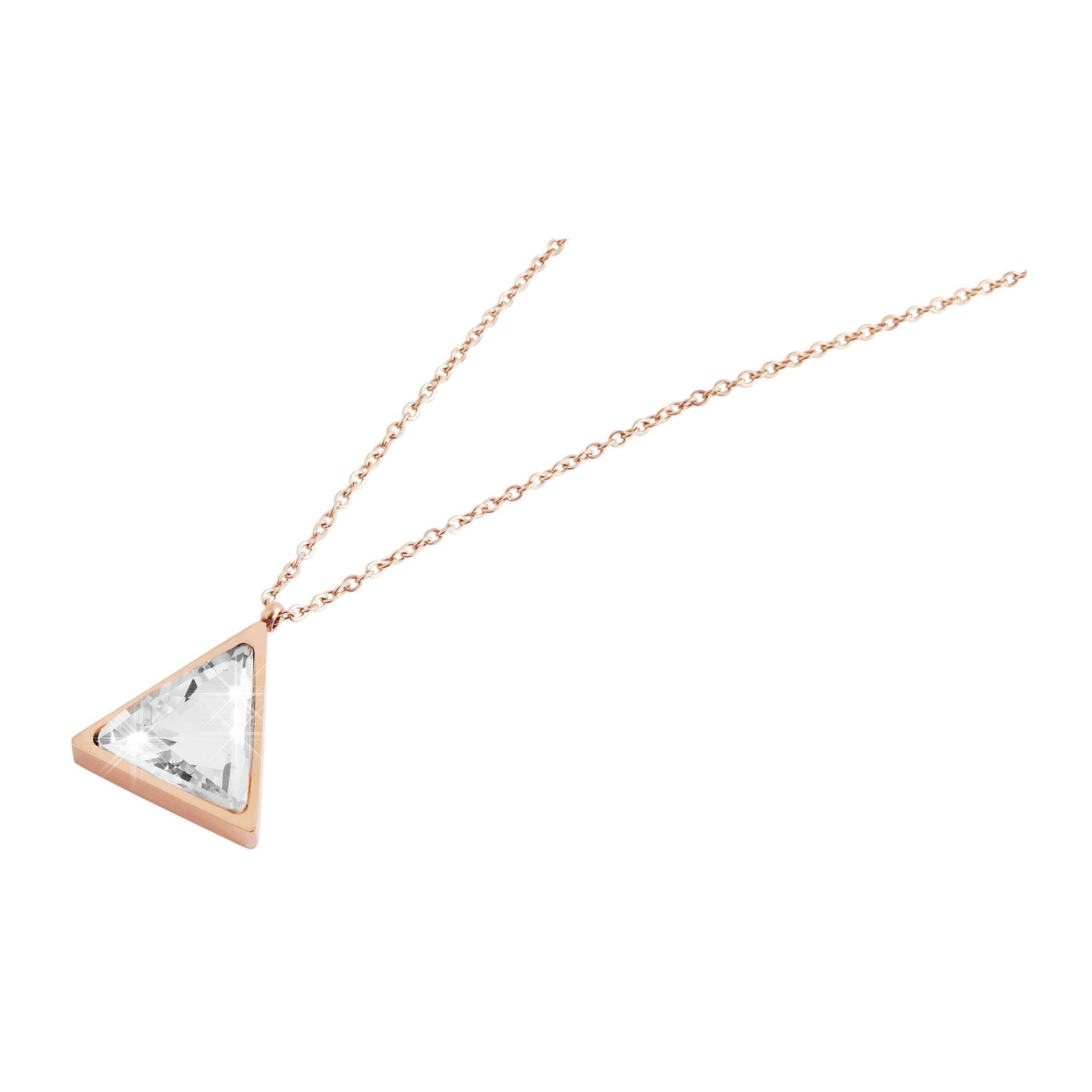 Damen Halskette – Ankerkette aus Edelstahl 43 cm