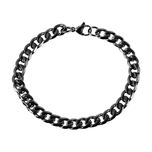Herren Armband – Panzerarmband aus Edelstahl 21 cm