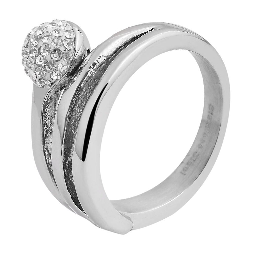Damen Ring aus Edelstahl