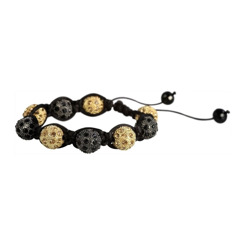 Damen Armband aus Textil mit Zirkonia 19 cm