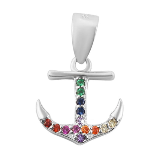 Damen Anhänger aus 925 Silber mit Zirkonia