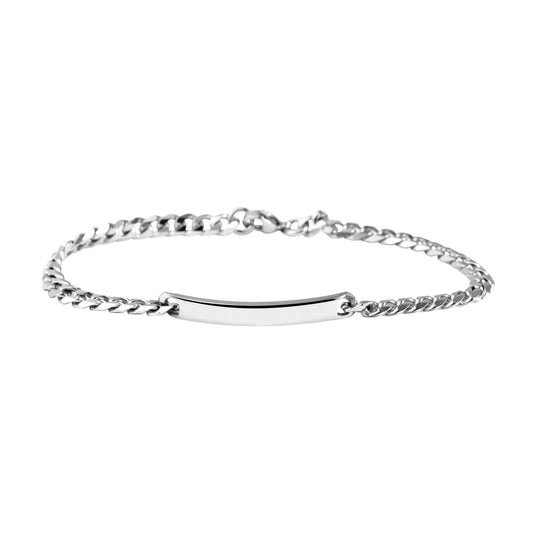 Unisex Armband – Panzerarmband aus Edelstahl 22,5 cm