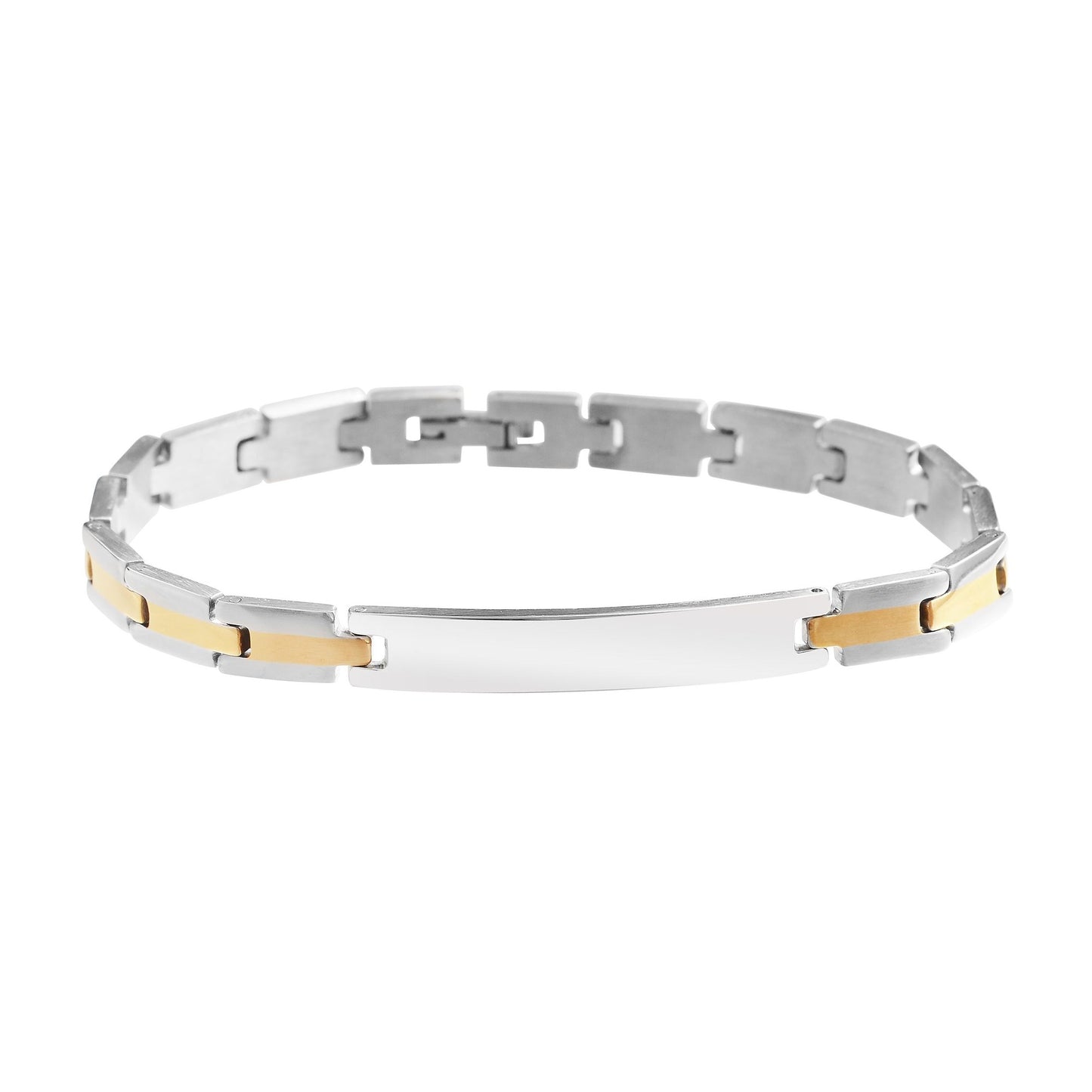 Herren Armband – Gliederarmband aus Edelstahl 21 cm