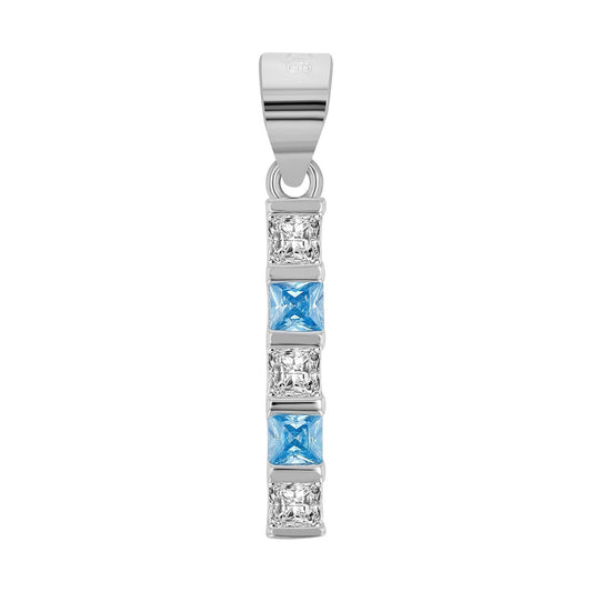 Damen Anhänger aus 925 Silber mit Zirkonia