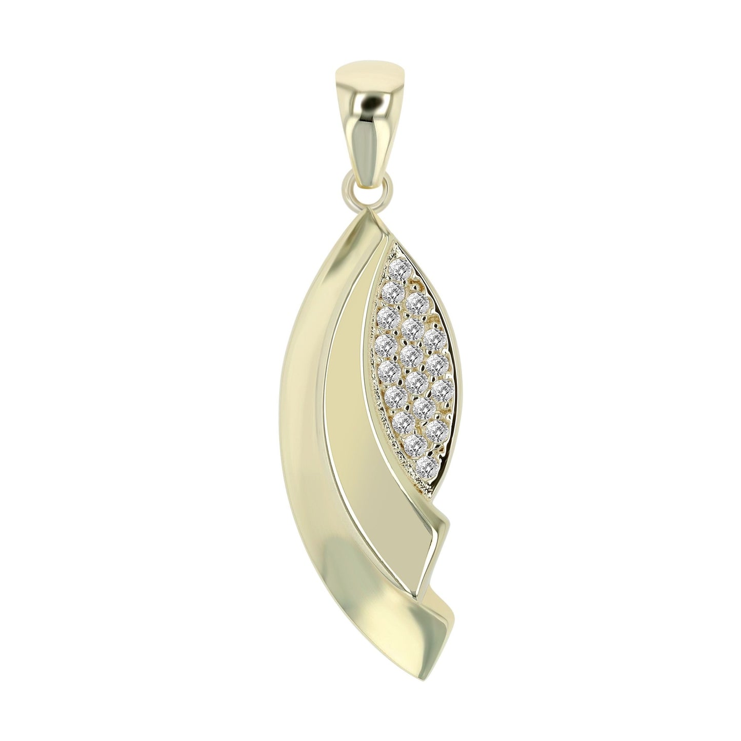 Damen Anhänger aus 333 Gold mit Zirkonia