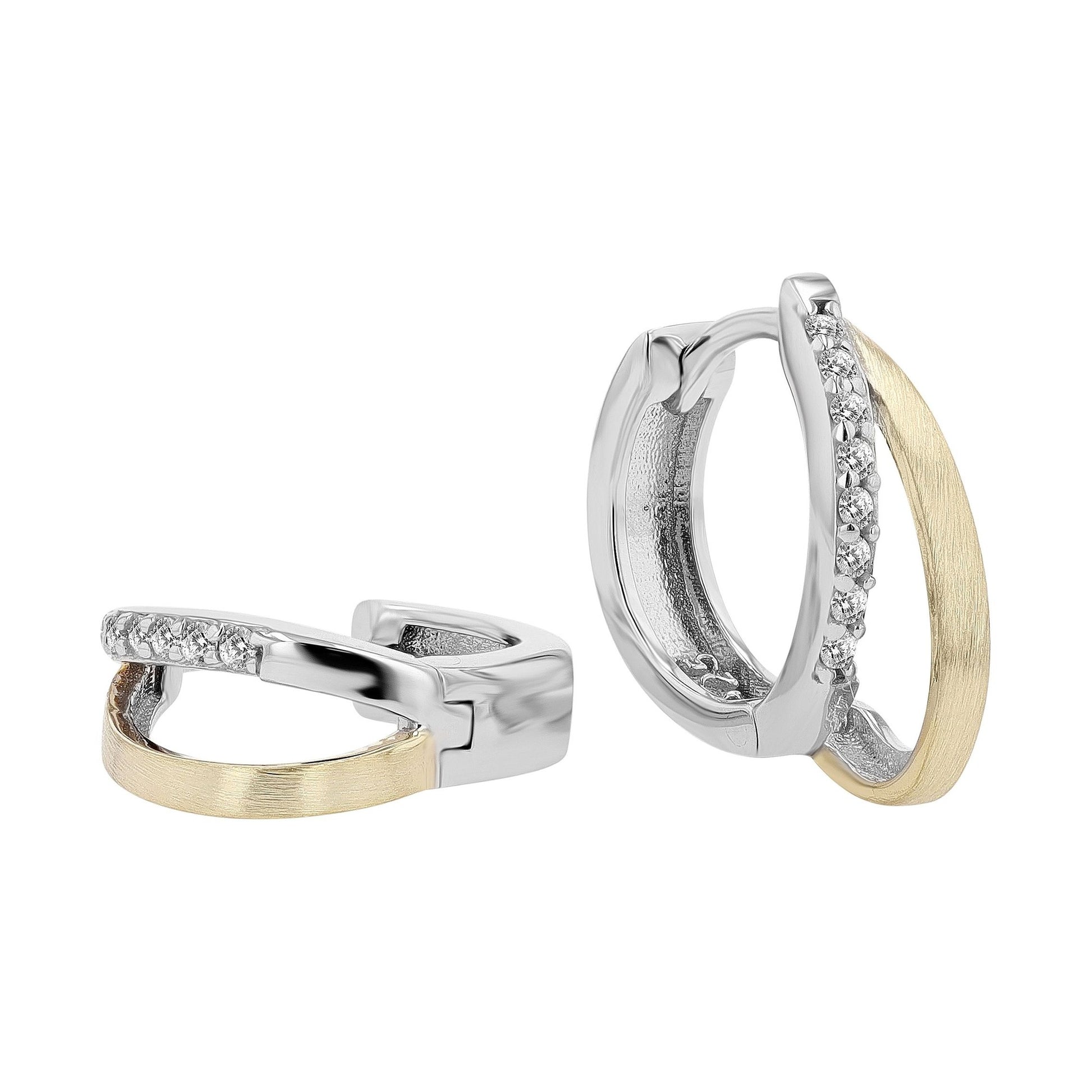 Damen Ohrringe – Klappcreole aus 925 Silber