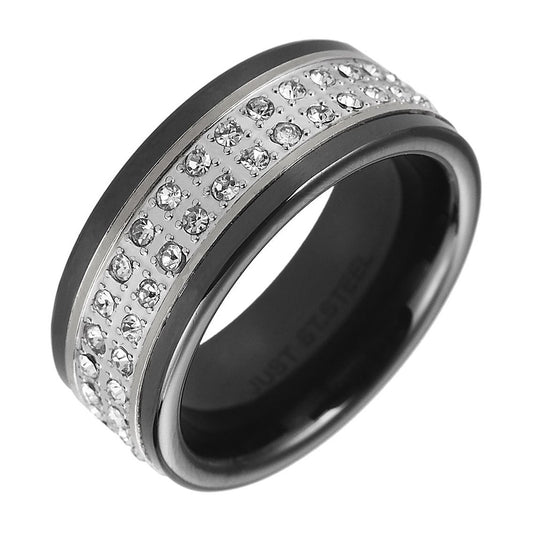 Damen Ring aus Edelstahl
