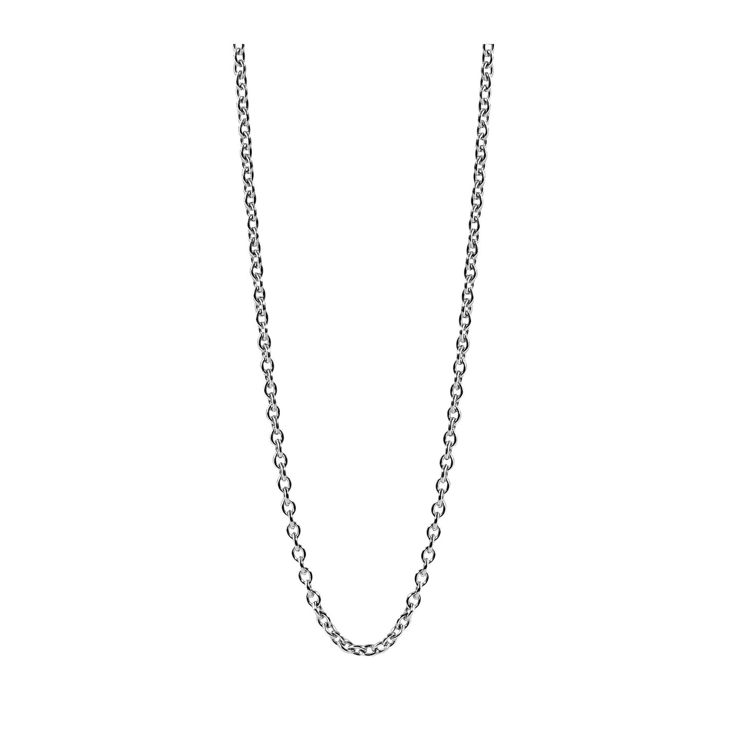 Unisex Halskette – Ankerkette aus 925 Silber 50 cm