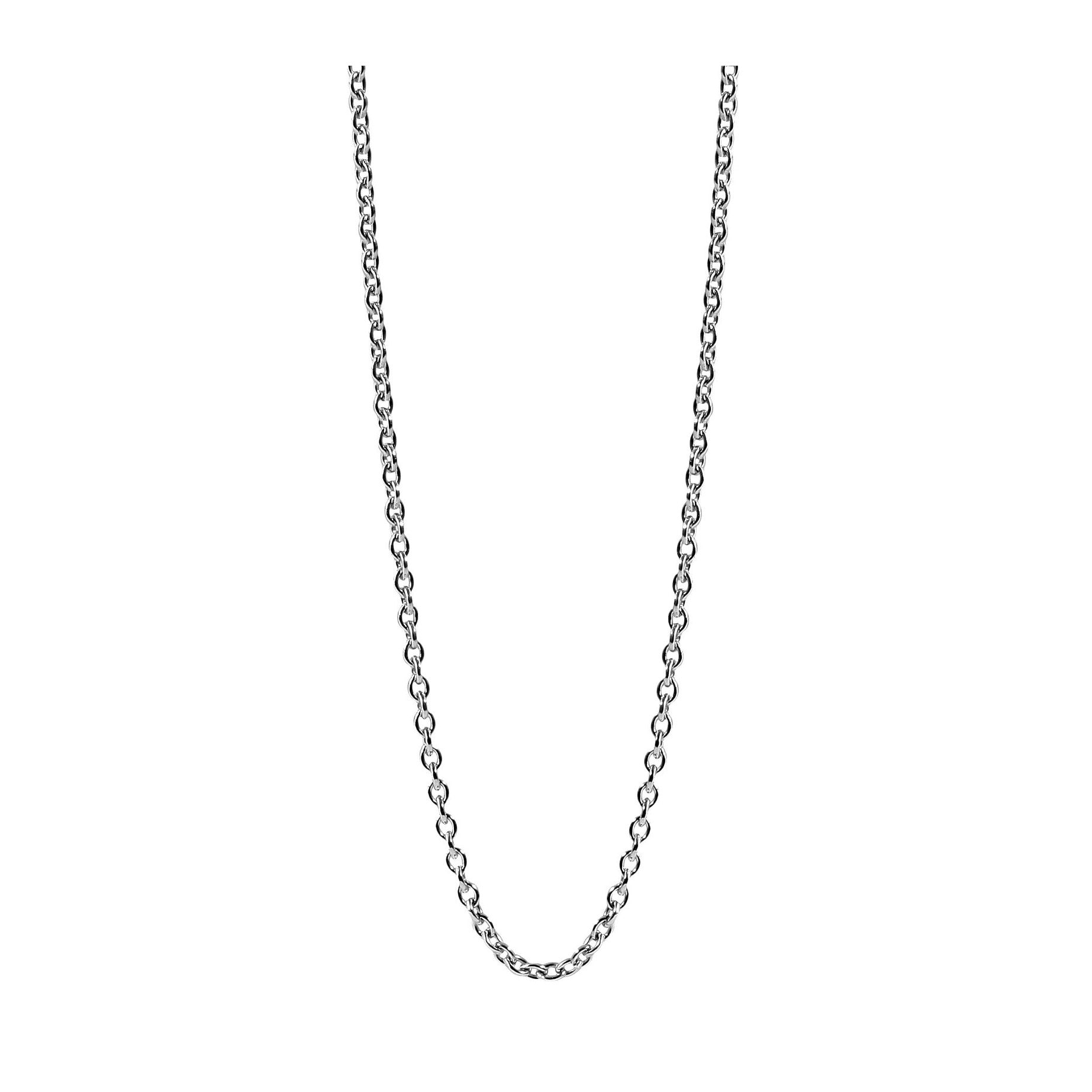 Unisex Halskette – Ankerkette aus 925 Silber 50 cm