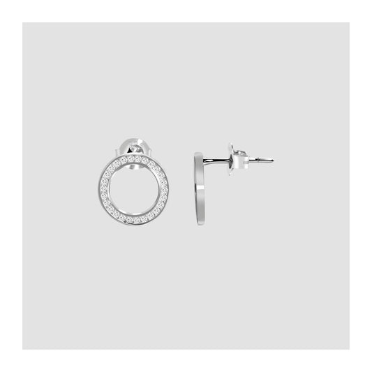 Damen Ohrringe – Ohrstecker aus 925 Silber mit Zirkonia