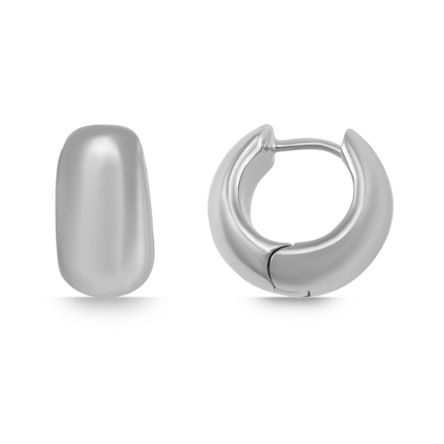 Damen Ohrringe – Klappcreole aus 925 Silber