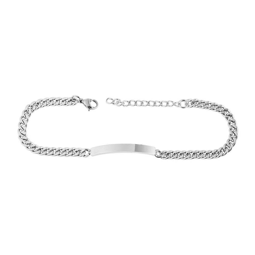 Unisex Armband – Panzerarmband aus Edelstahl 21 cm