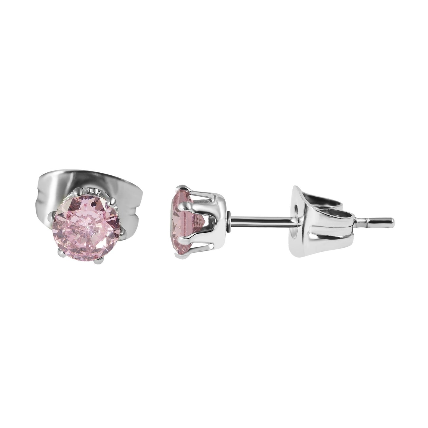 Damen Ohrringe – Ohrstecker aus Edelstahl mit Zirkonia