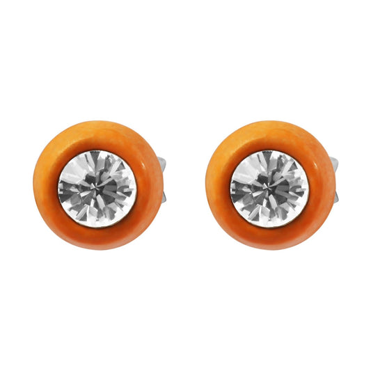 Mädchen Ohrringe – Ohrstecker aus 925 Silber mit Strass Steinchen