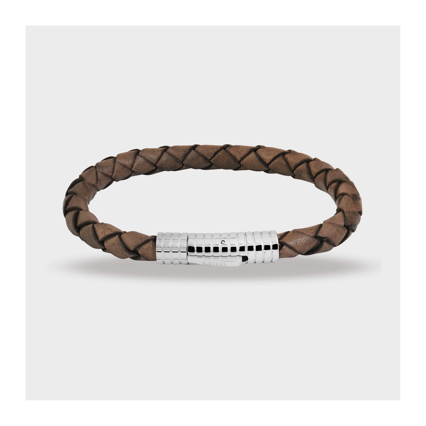 Unisex Armband – Armreif aus Leder 21 cm