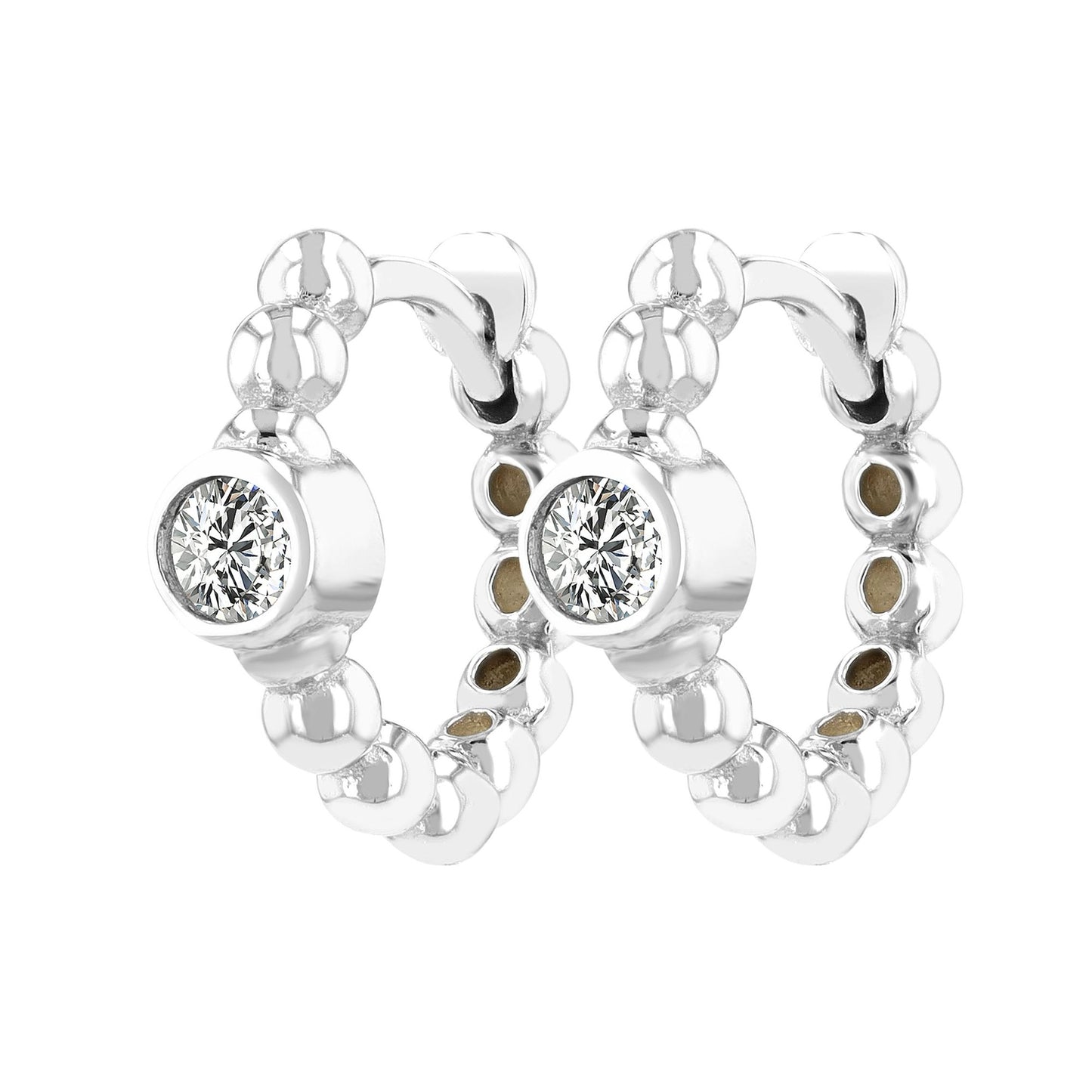 Damen Ohrringe – Creole aus 925 Silber