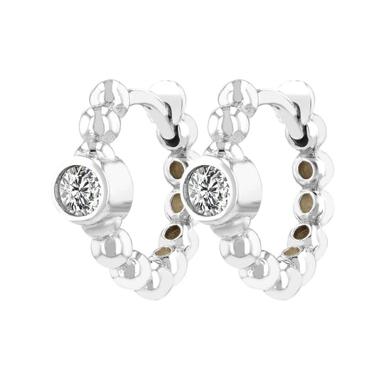 Damen Ohrringe – Creole aus 925 Silber