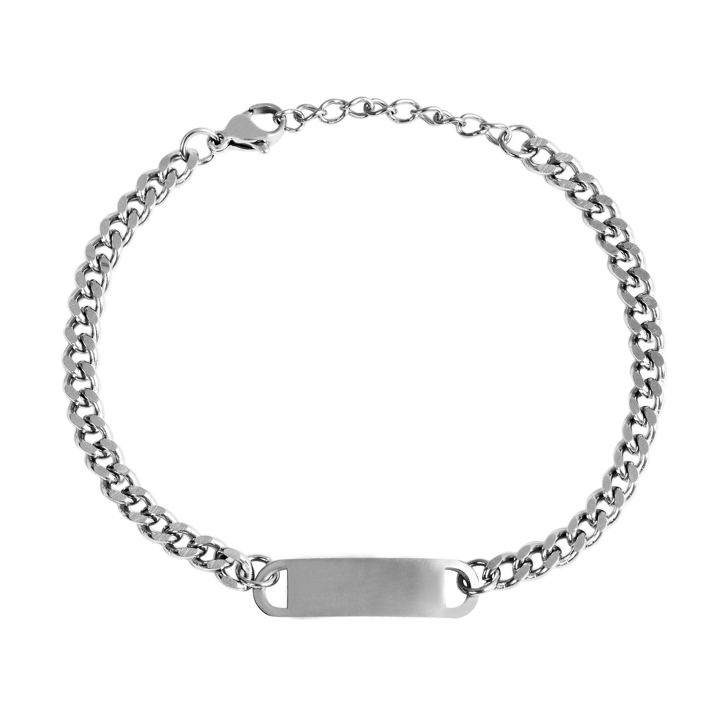 Unisex Armband – Panzerarmband aus Edelstahl 17+3 cm