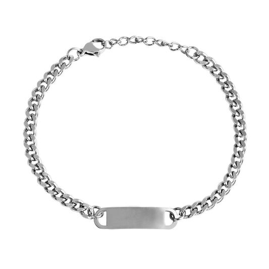 Unisex Armband – Panzerarmband aus Edelstahl 17+3 cm