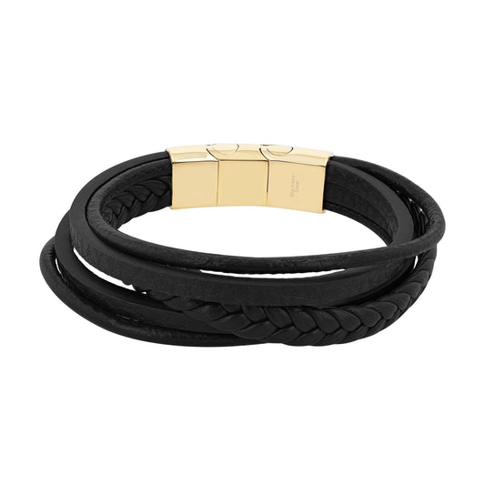 Herren Armband – Lederarmband aus Leder 21 cm