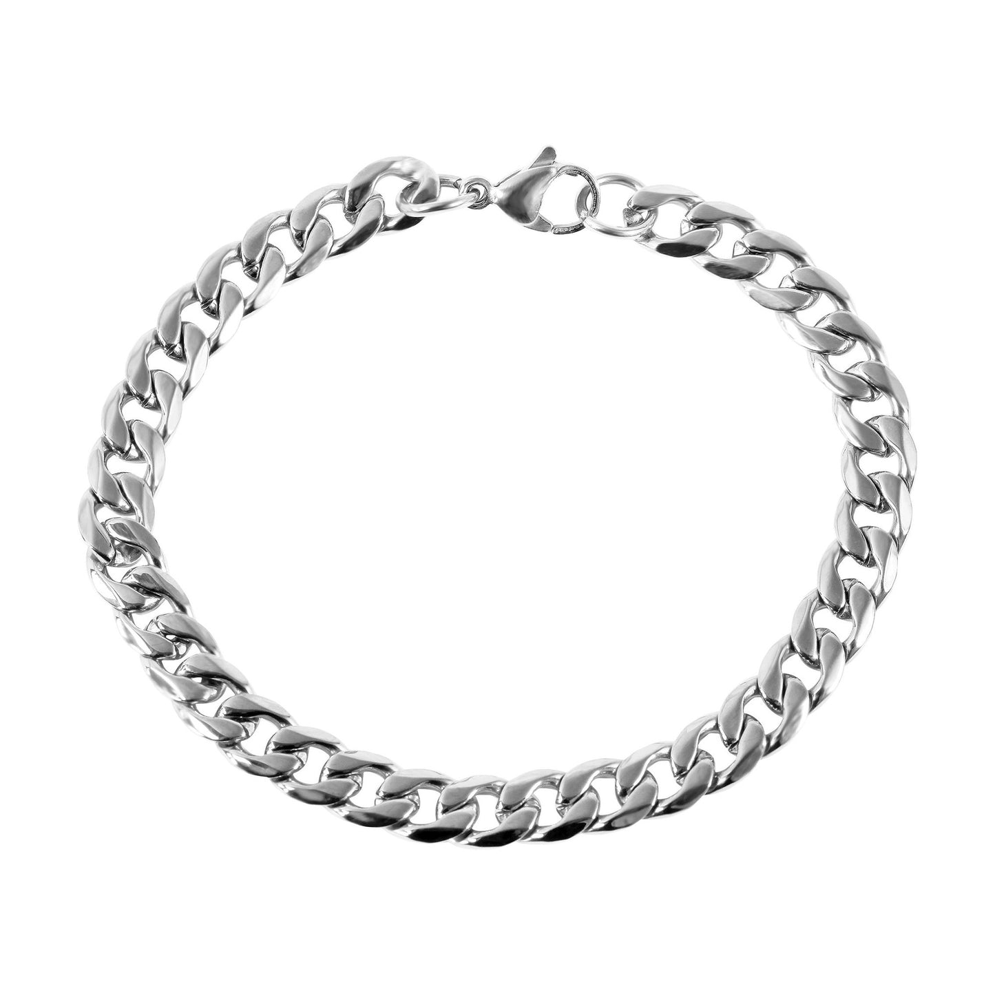 Herren Armband – Panzerarmband aus Edelstahl 21 cm
