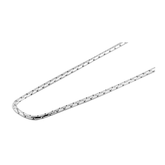 Damen Halskette – Schlangenkette aus Edelstahl 80+5