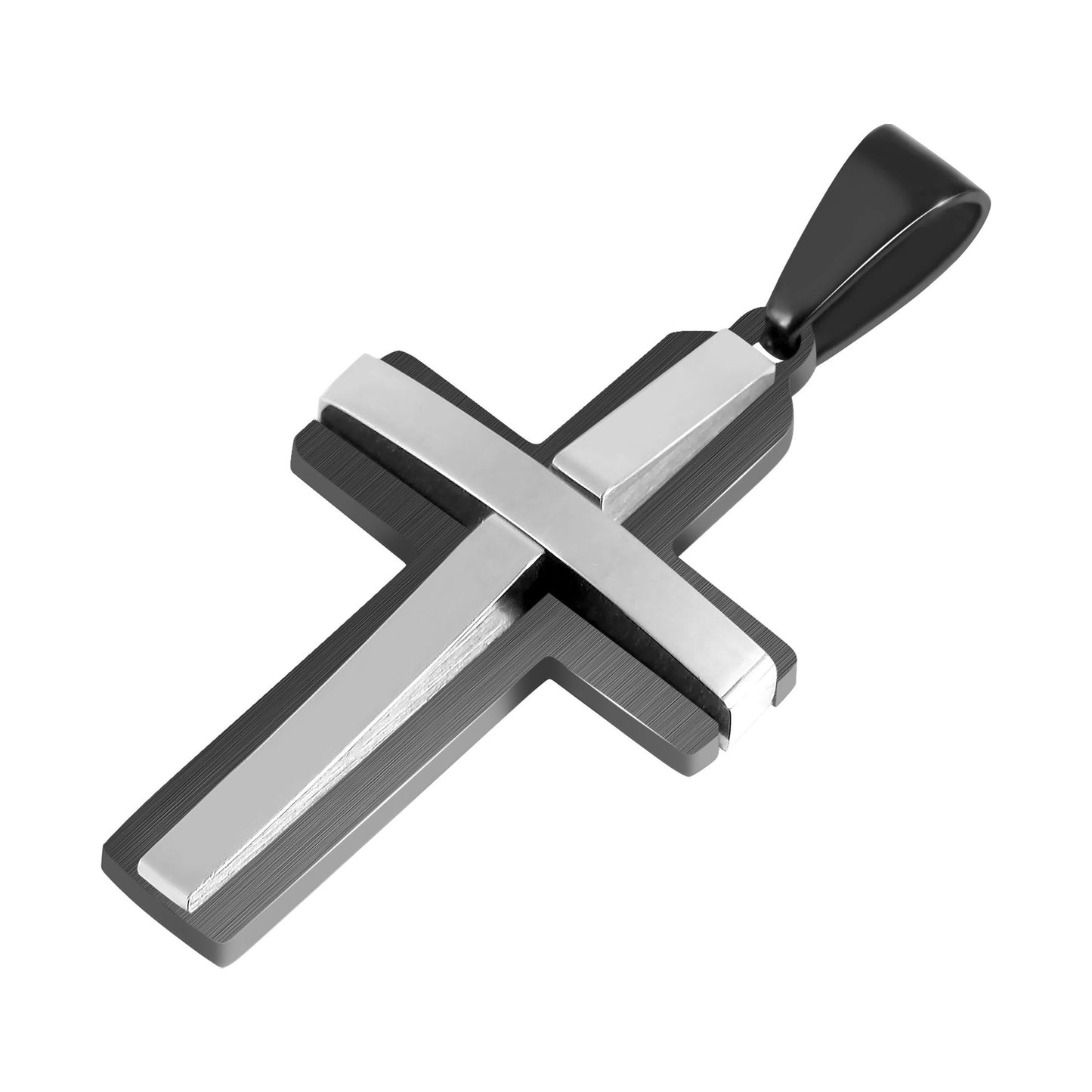 Unisex Anhänger – Kreuz Kreuzanhänger aus Edelstahl