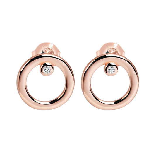 Damen Ohrringe – Ohrstecker aus 925 Silber mit Zirkonia