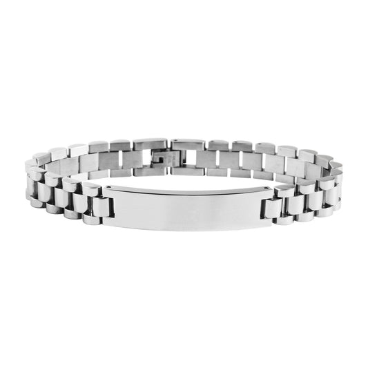 Unisex Armband – Gliederarmband aus Edelstahl 21 cm