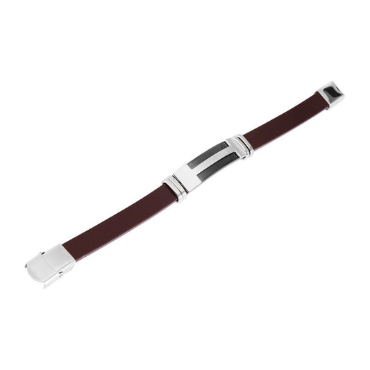 Herren Armband aus Leder 22 cm