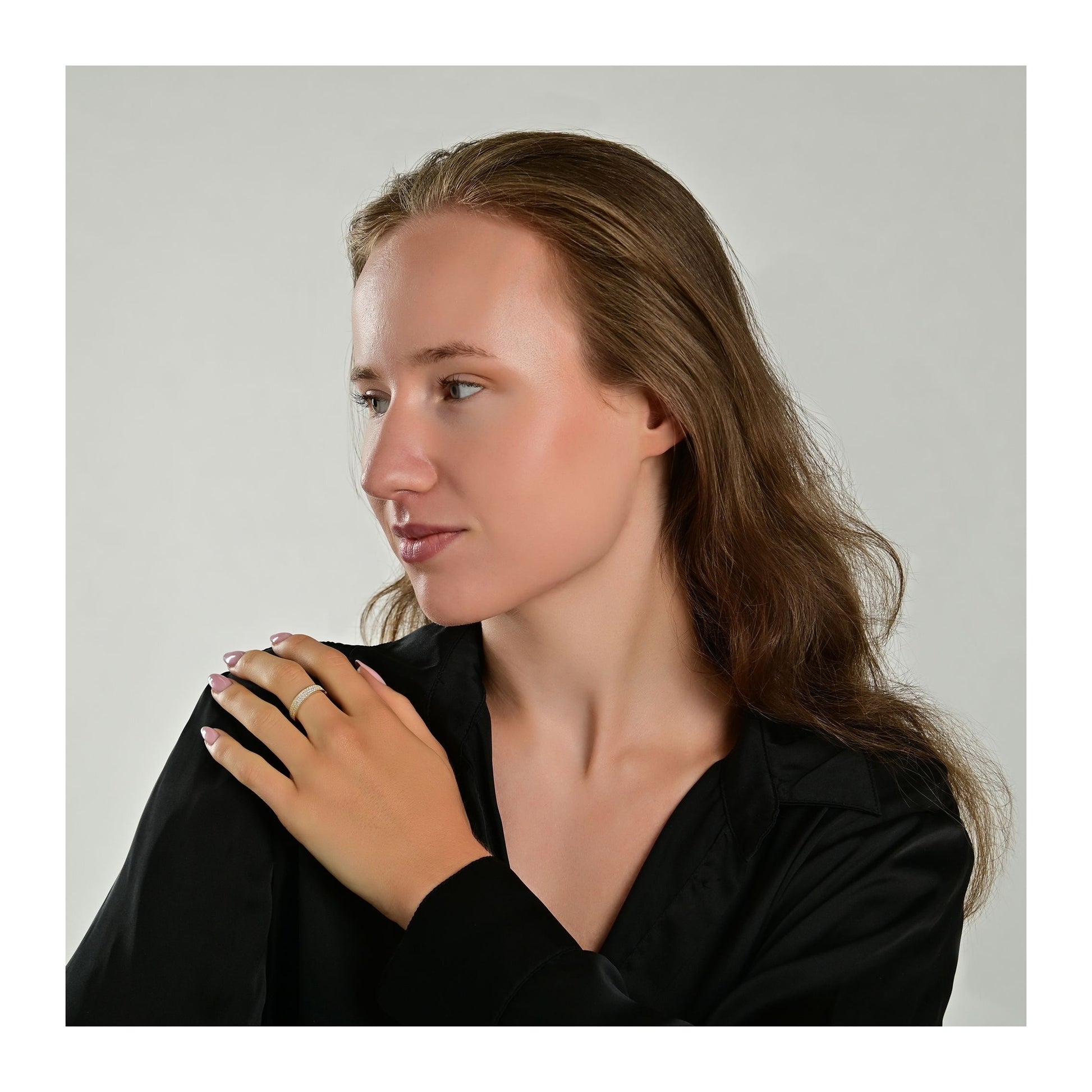 Damen Ring aus 333 Gold mit Zirkonia