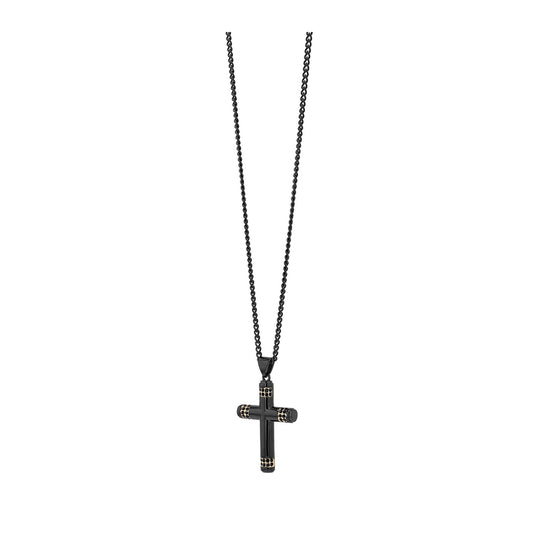 Herren Halskette mit Anhänger – Kreuz aus Edelstahl